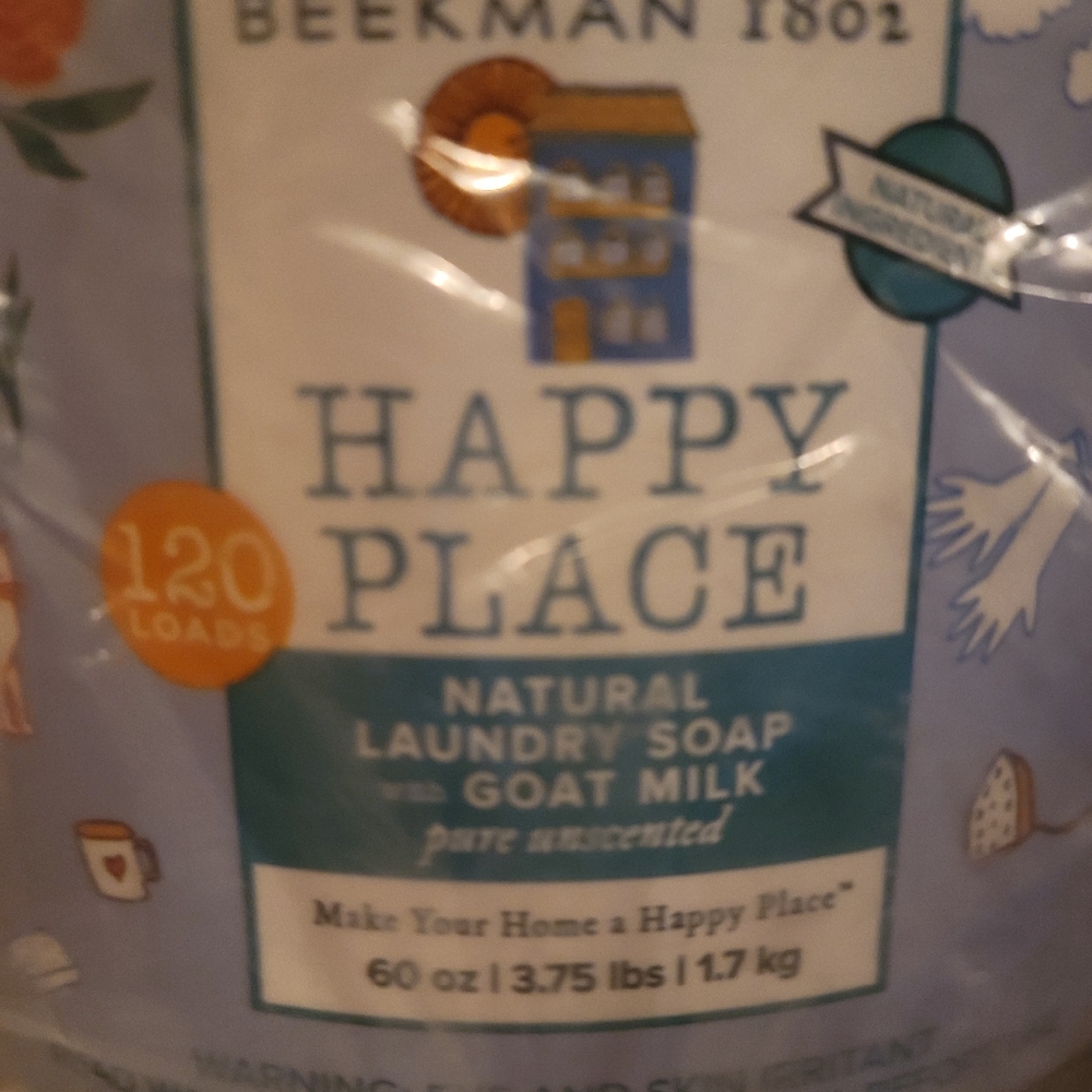 Beekman's 1802 Happy Place Laundry Soap (in collectible, rare tin!!!!!)